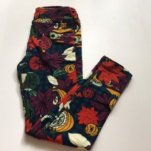 LuLaRoe leggings Christmas Os